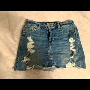 Hollister denim skirt